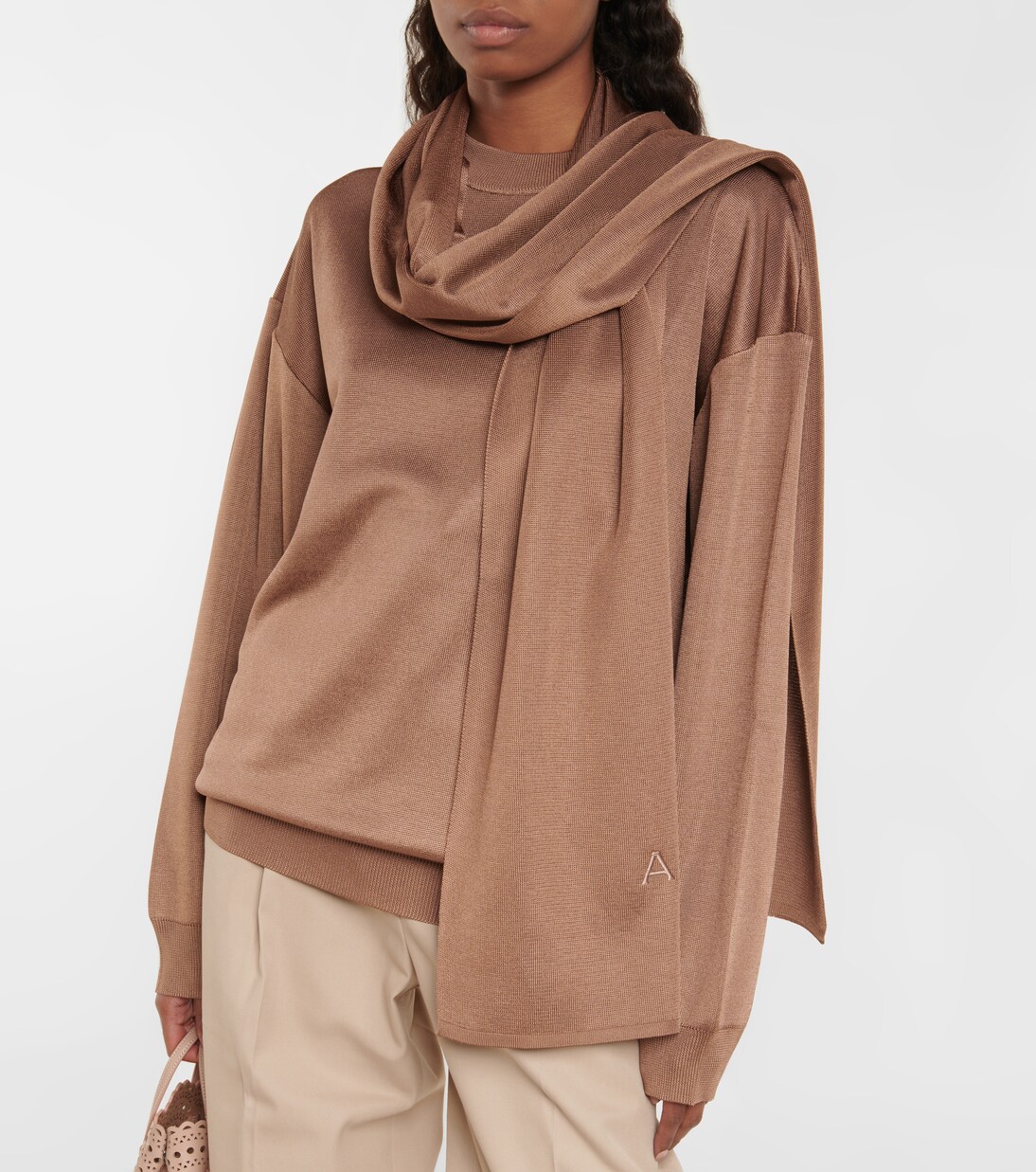 Embroidered scarf | Alaïa