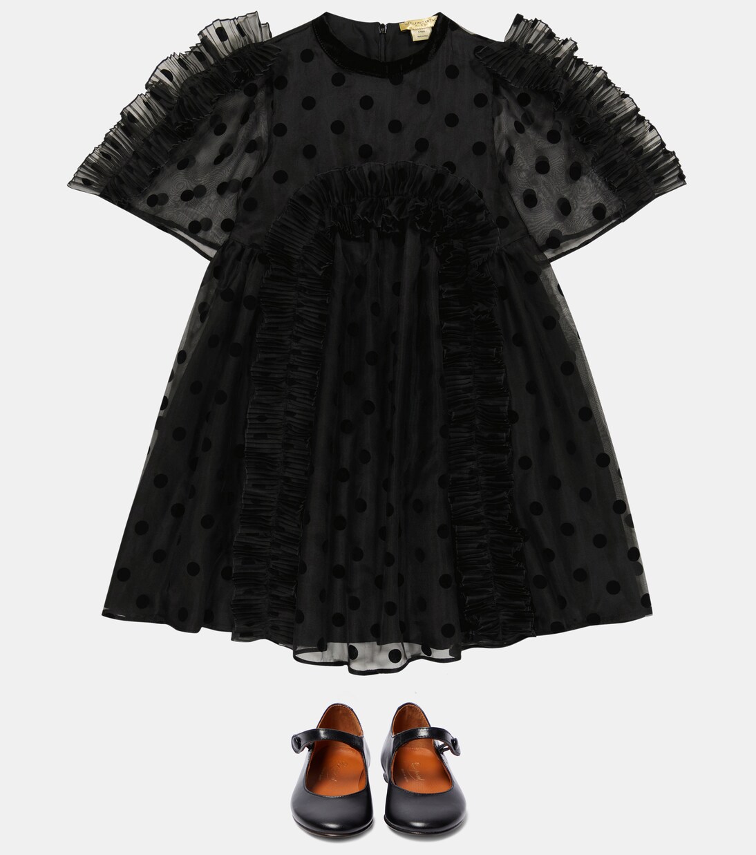 Polka-dot tulle dress | Stella McCartney Kids