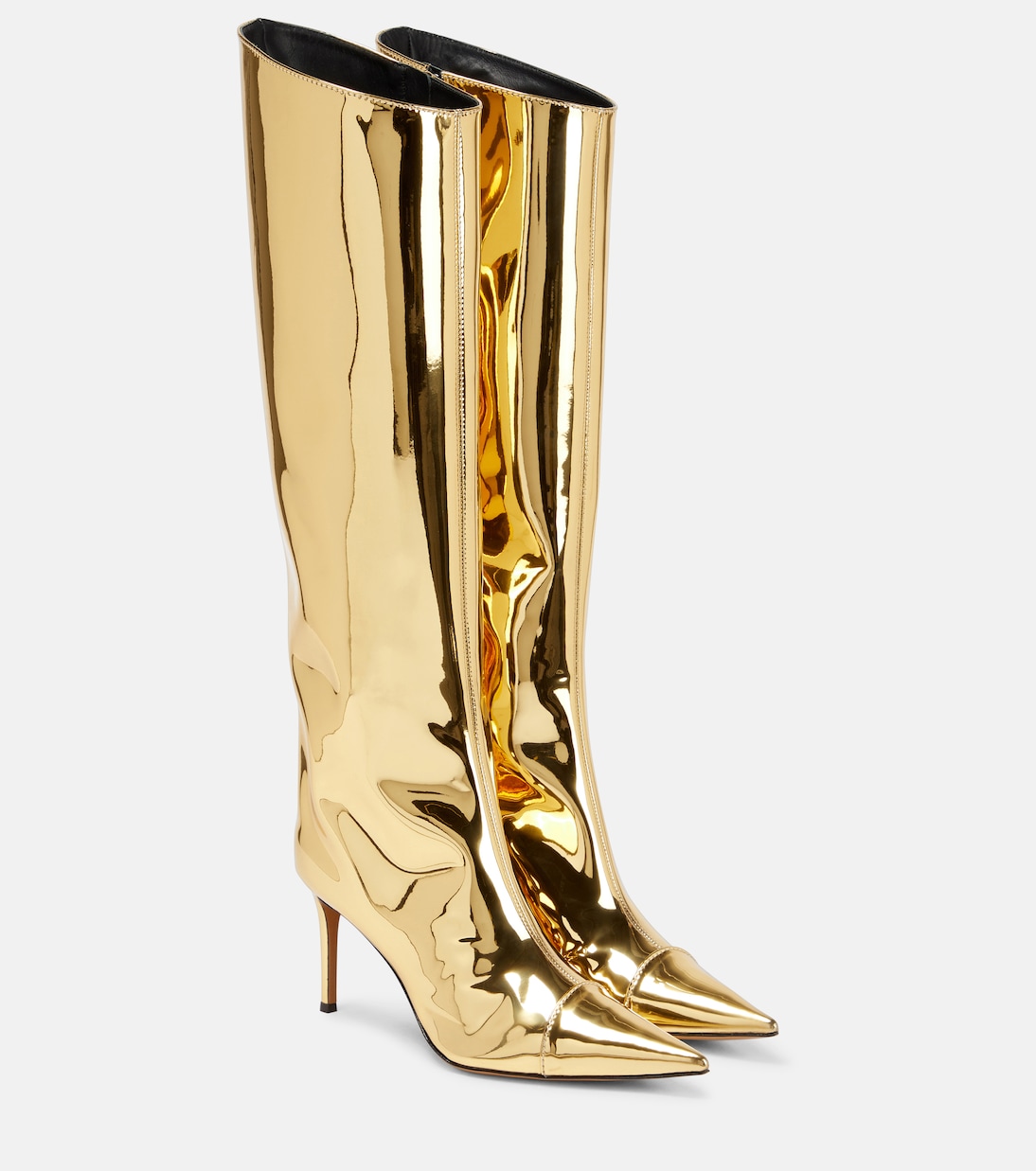 Alex 85 metallic knee-high boots | Alexandre Vauthier