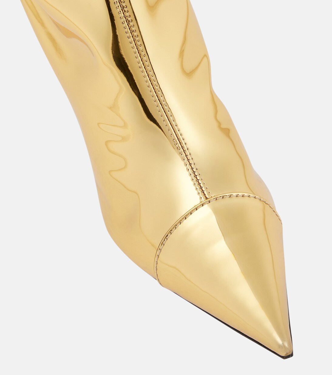 Alex 85 metallic knee-high boots | Alexandre Vauthier