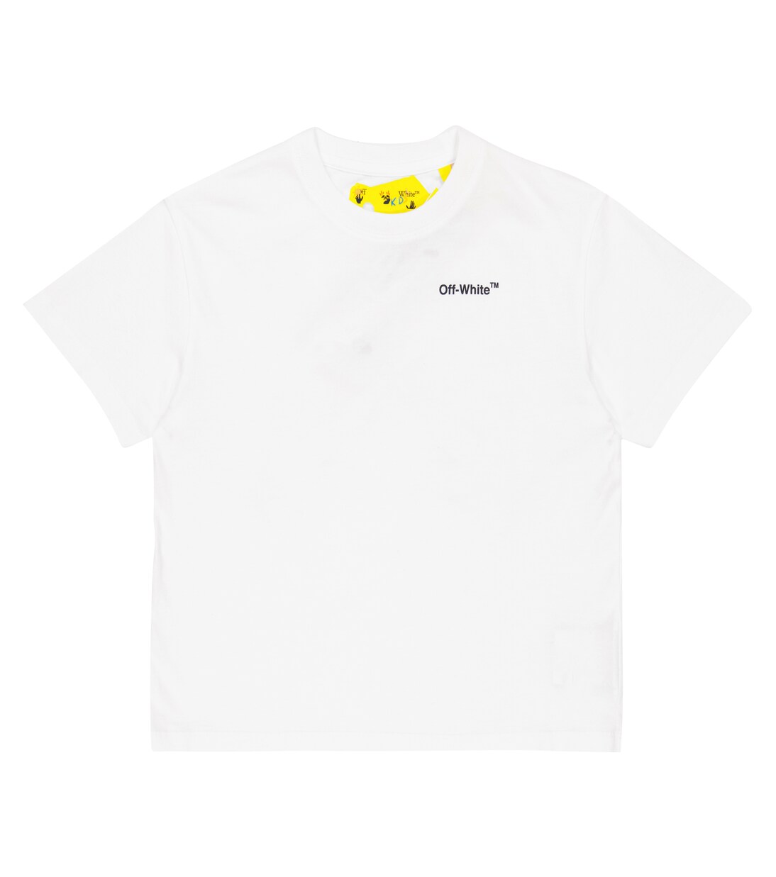 Logo cotton T-shirt | Off-White Kids