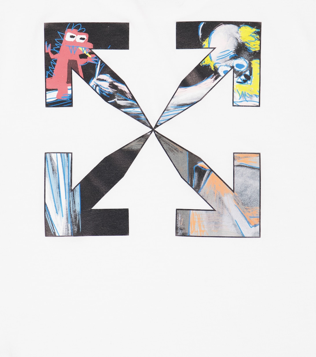 Logo cotton T-shirt | Off-White Kids