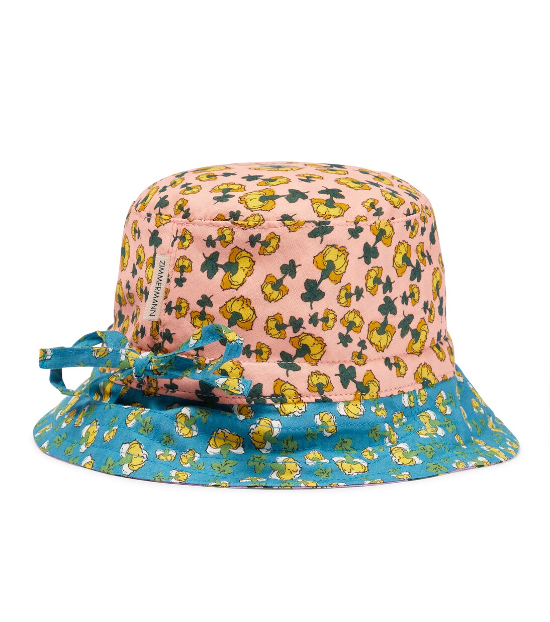 Reversible cotton bucket hat | Zimmermann Kids