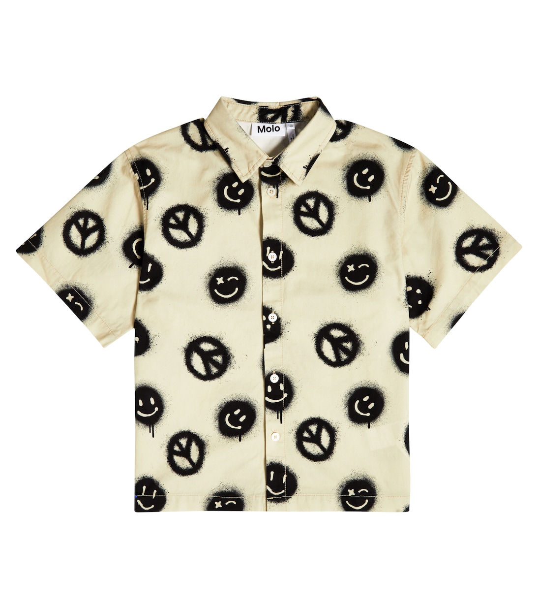 Printed cotton bowling shirt | Molo