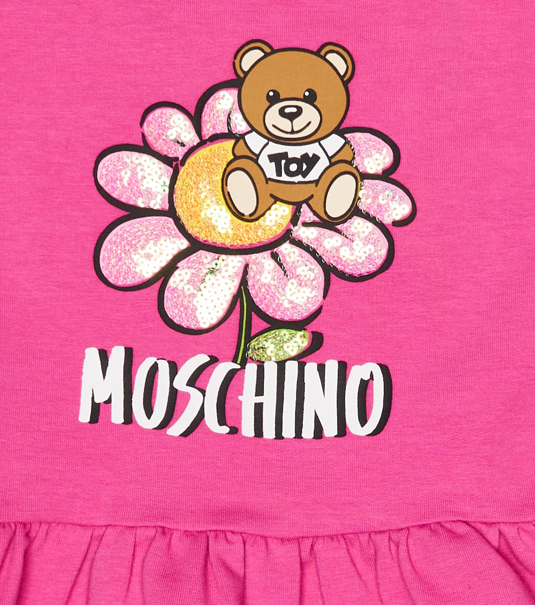 Baby - Abito in jersey di misto cotone | Moschino Kids