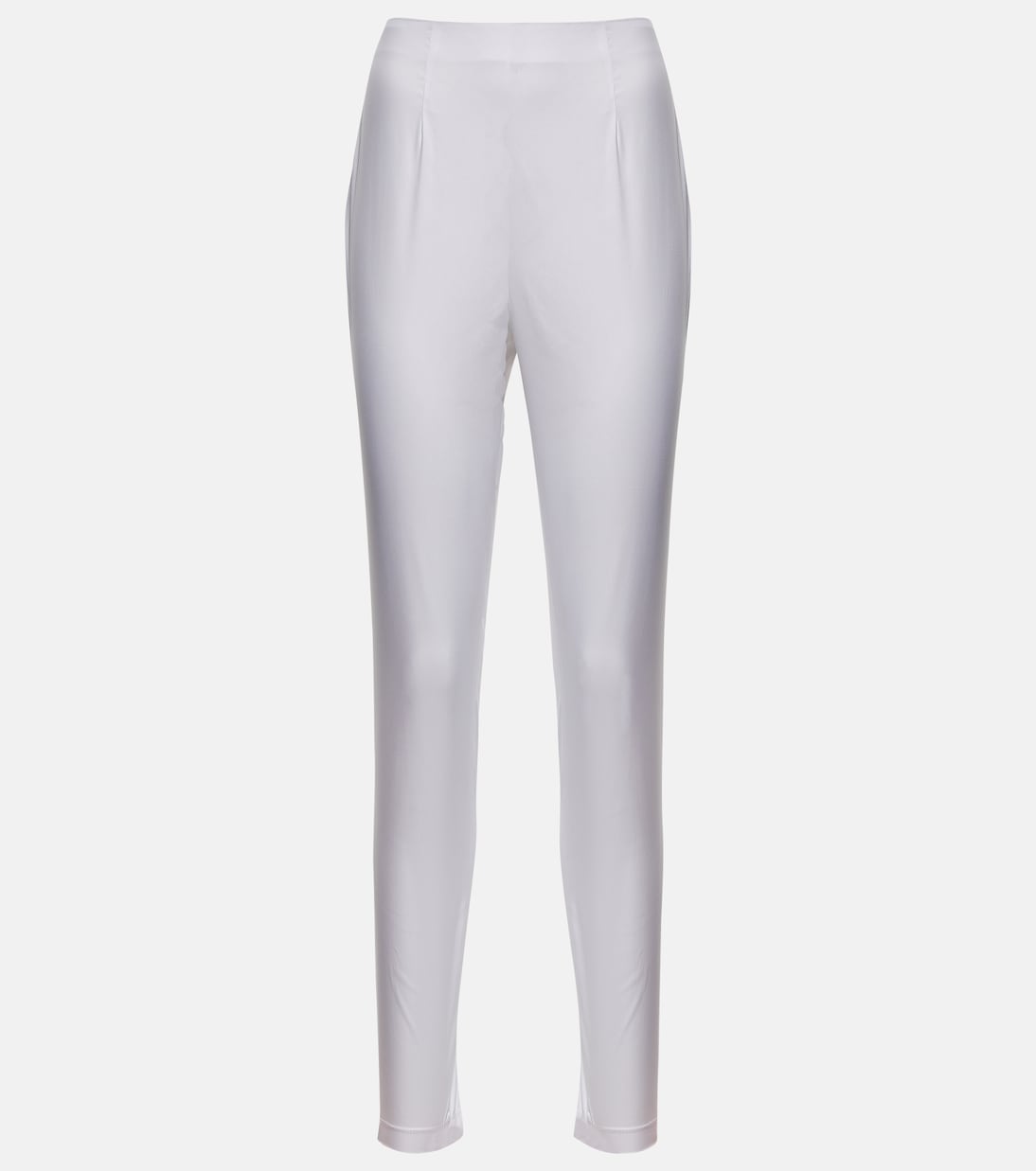 Pantaloni slim in misto cotone | Prada