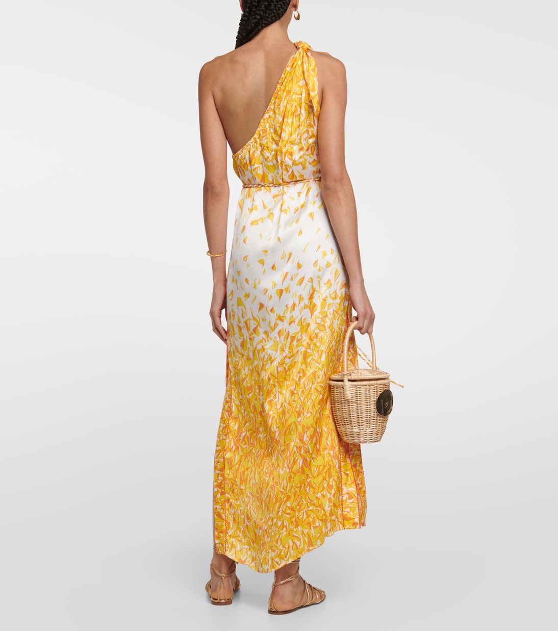 Robe longue Isabelle asymétrique | Poupette St Barth