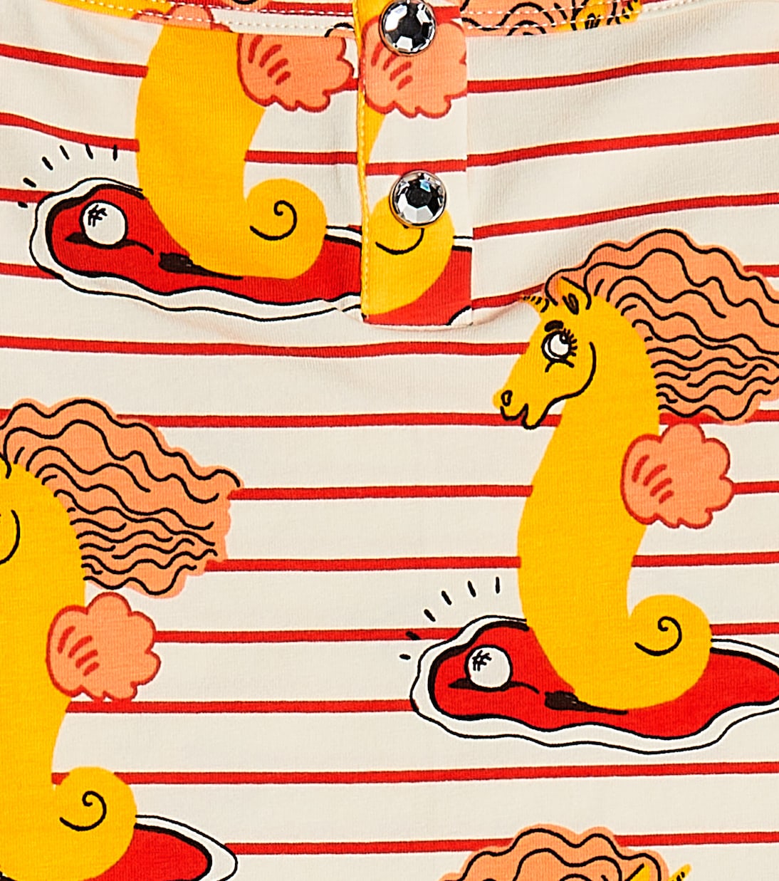 Printed cotton-blend top | Mini Rodini