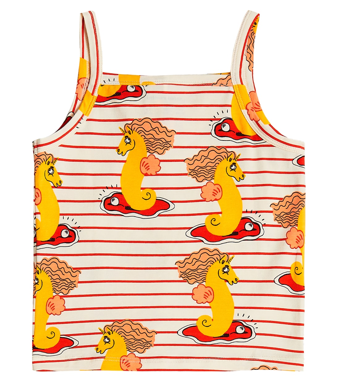 Printed cotton-blend top | Mini Rodini