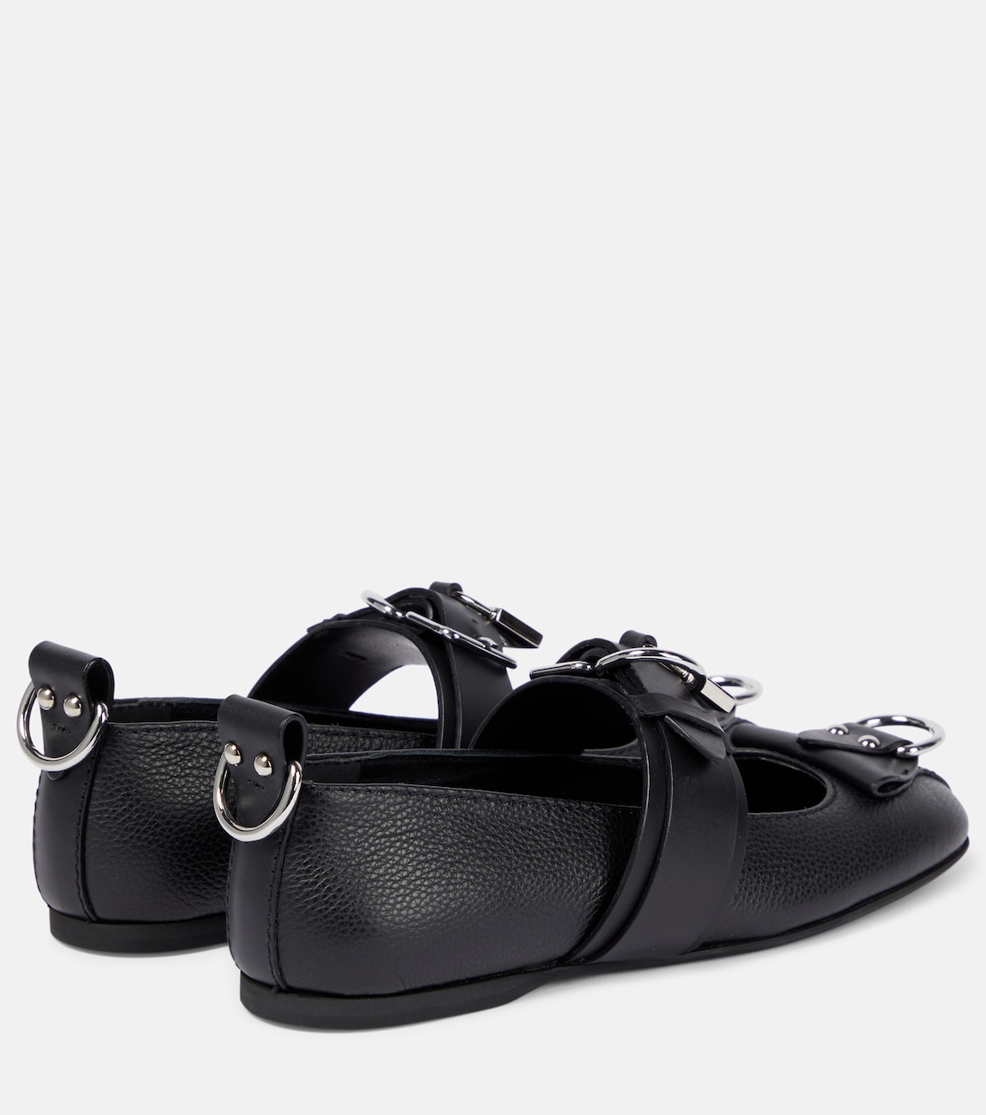 Lock leather ballet flats | JW Anderson