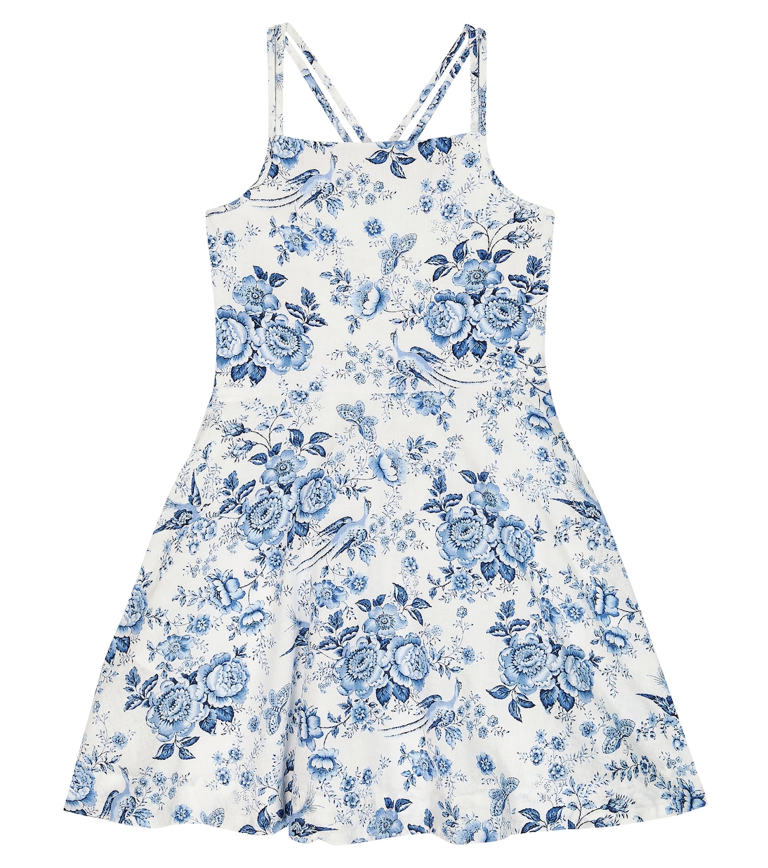 Floral linen and cotton dress | Polo Ralph Lauren Kids