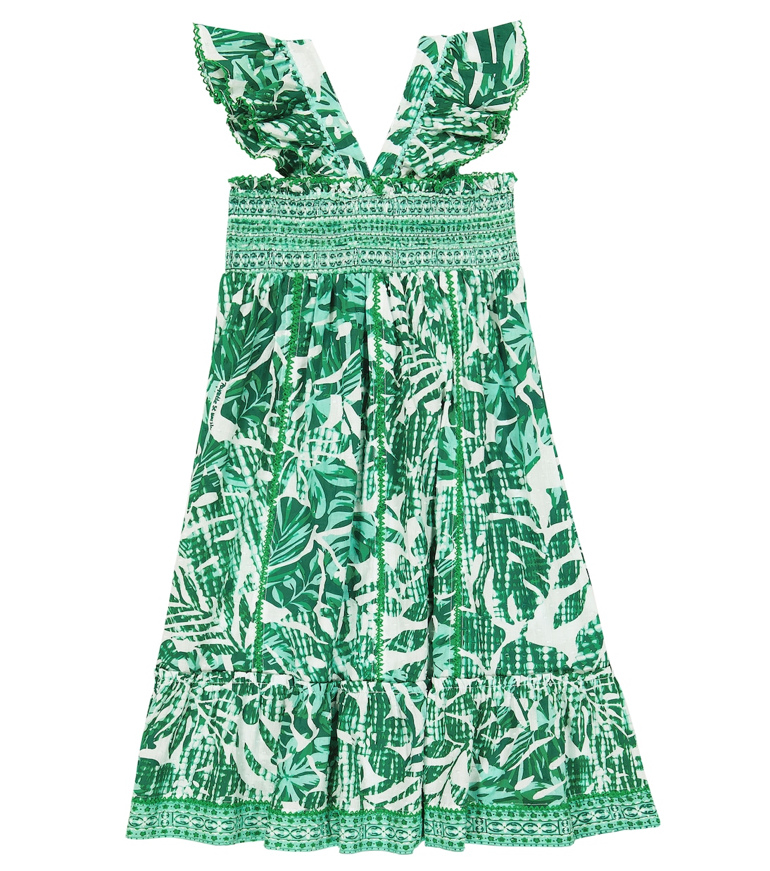 Cindy floral cotton dress | Poupette St Barth Kids