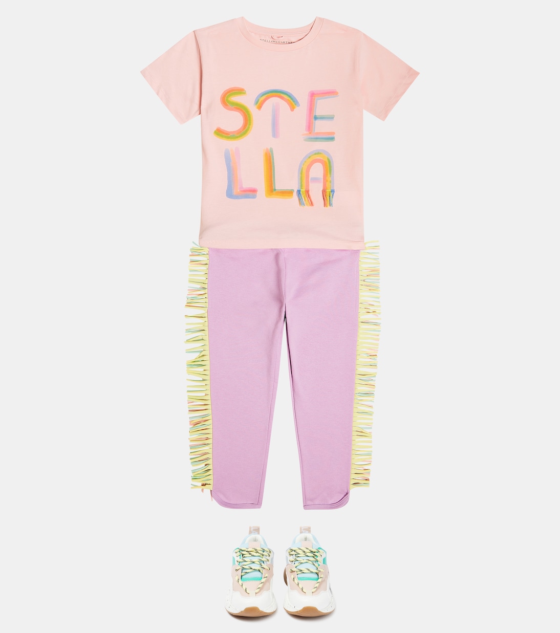 Pantalones deportivos en jersey de algodón | Stella McCartney Kids