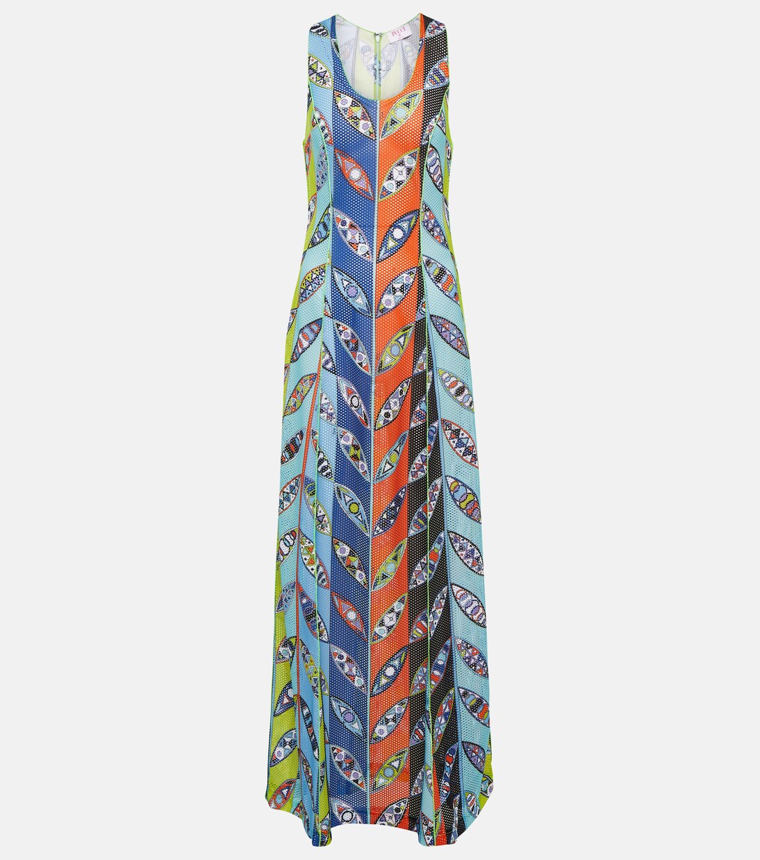 Robe longue Girandole imprimée | Pucci