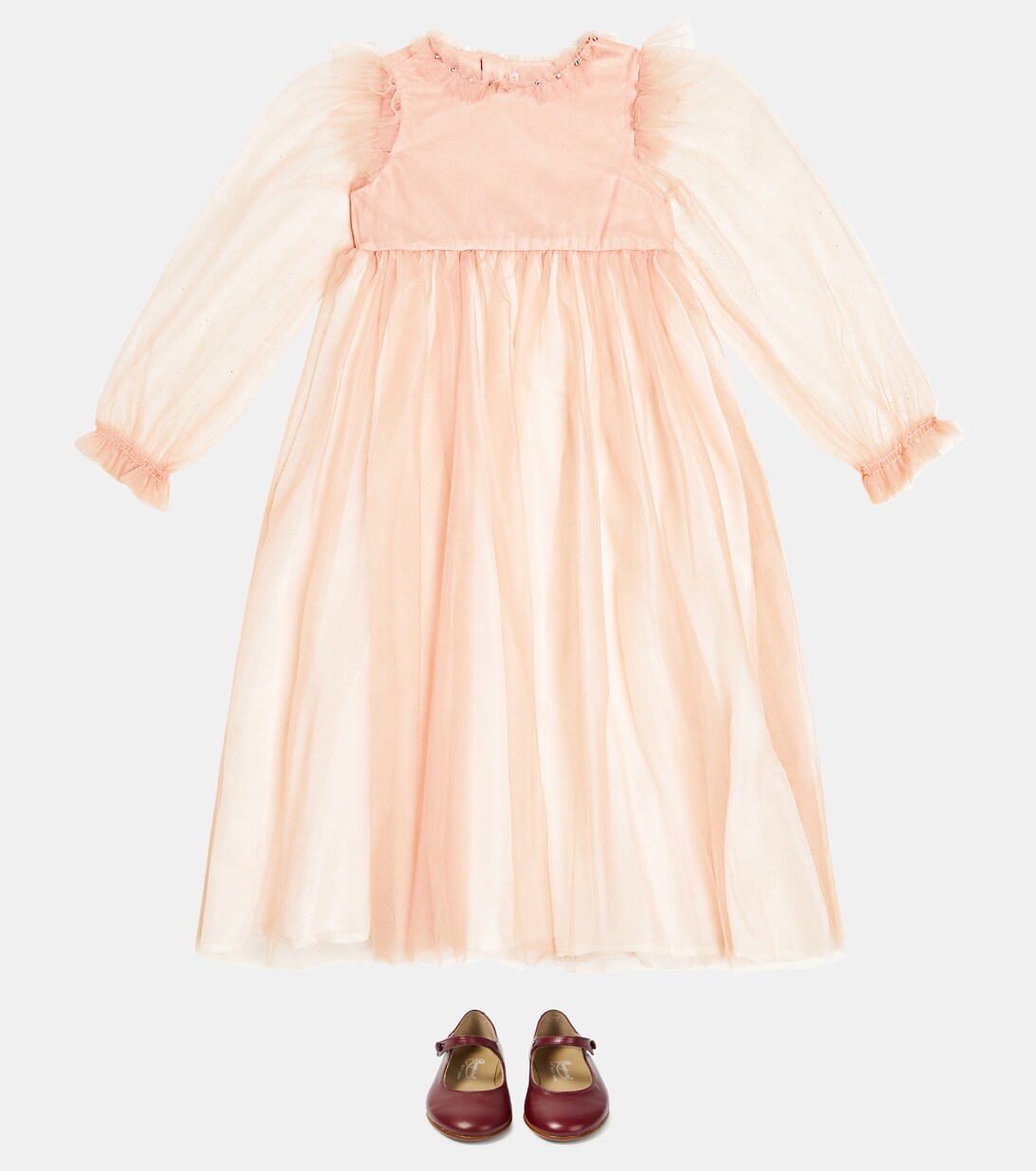Dalia tulle dress | Bonpoint