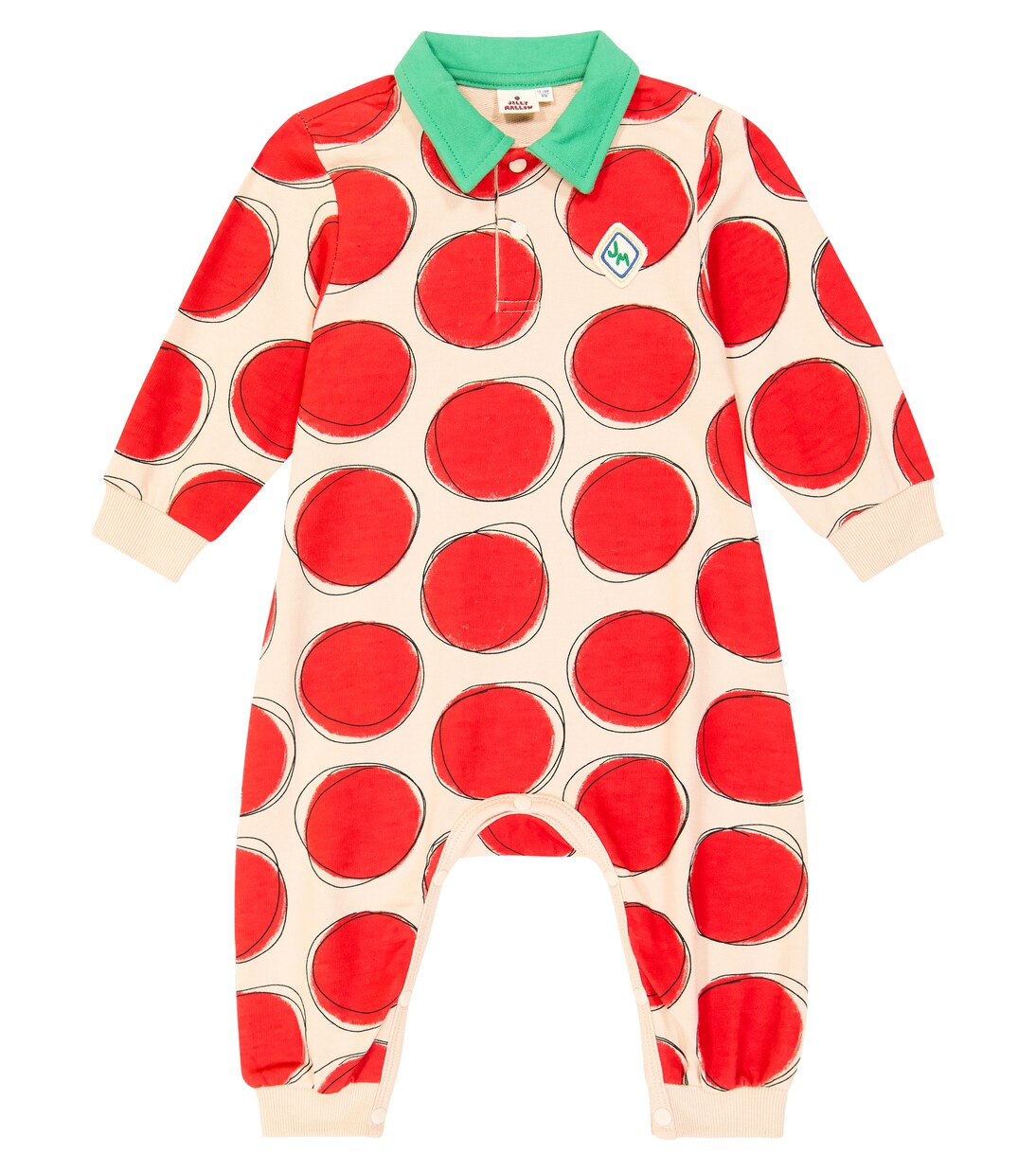 Baby printed cotton jersey onesie | Jellymallow