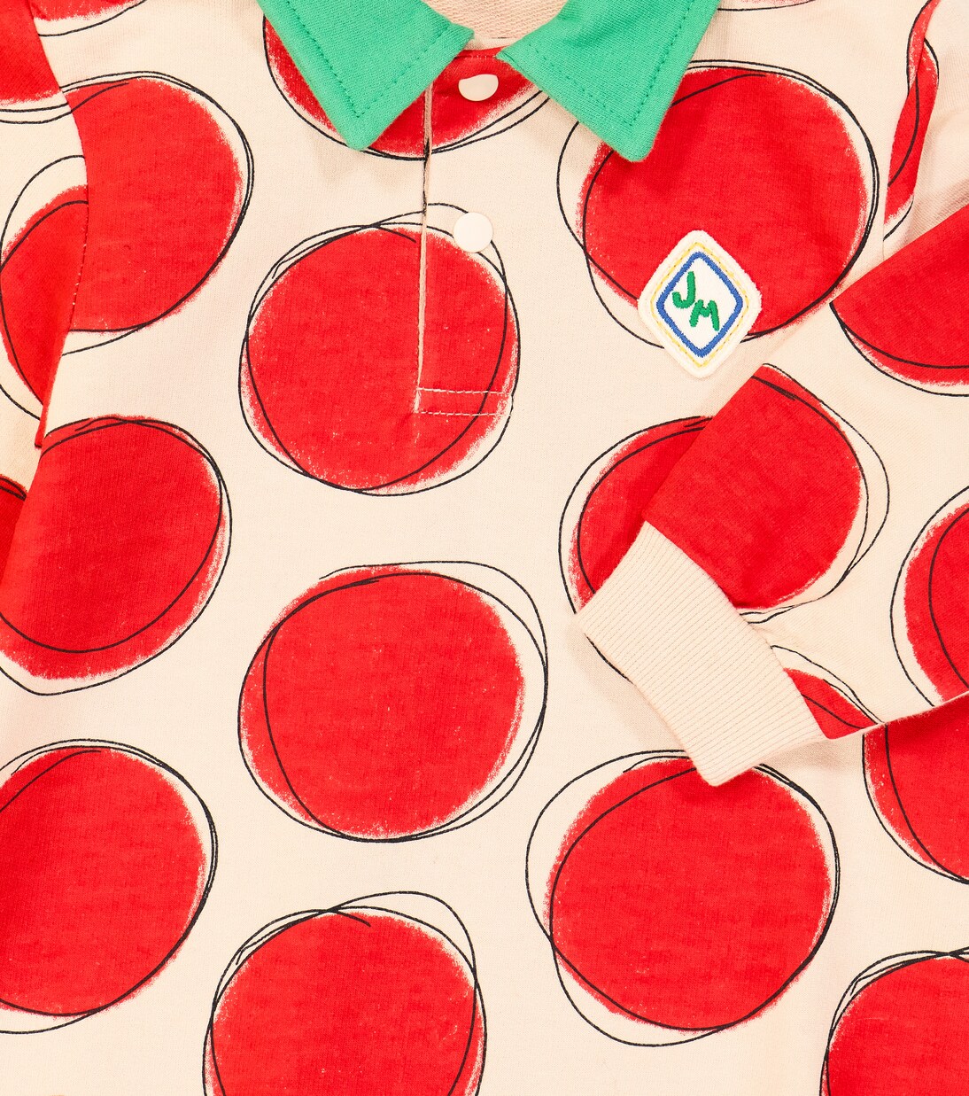 Baby printed cotton jersey onesie | Jellymallow