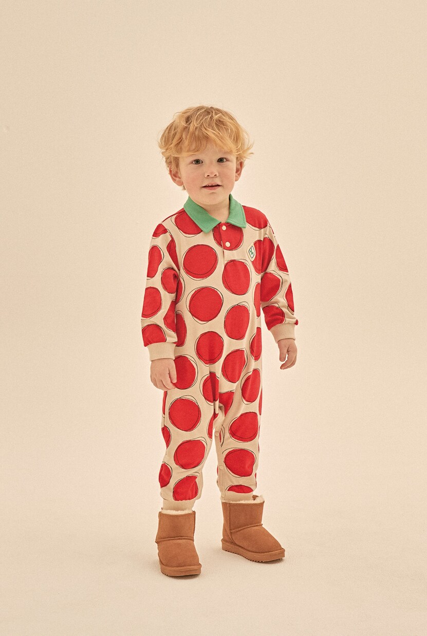 Baby printed cotton jersey onesie | Jellymallow