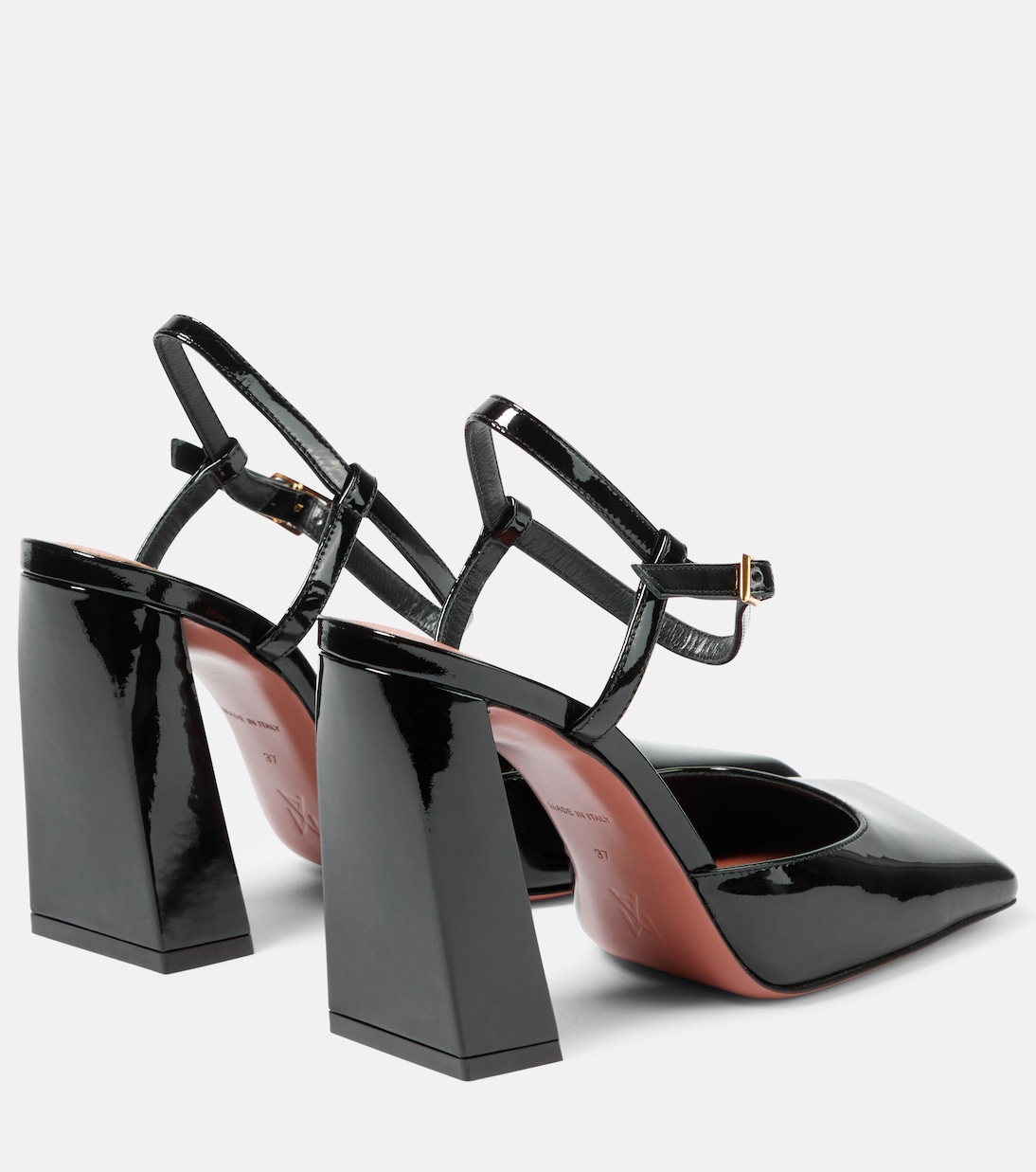 Charlotte 95 patent leather pumps | Amina Muaddi