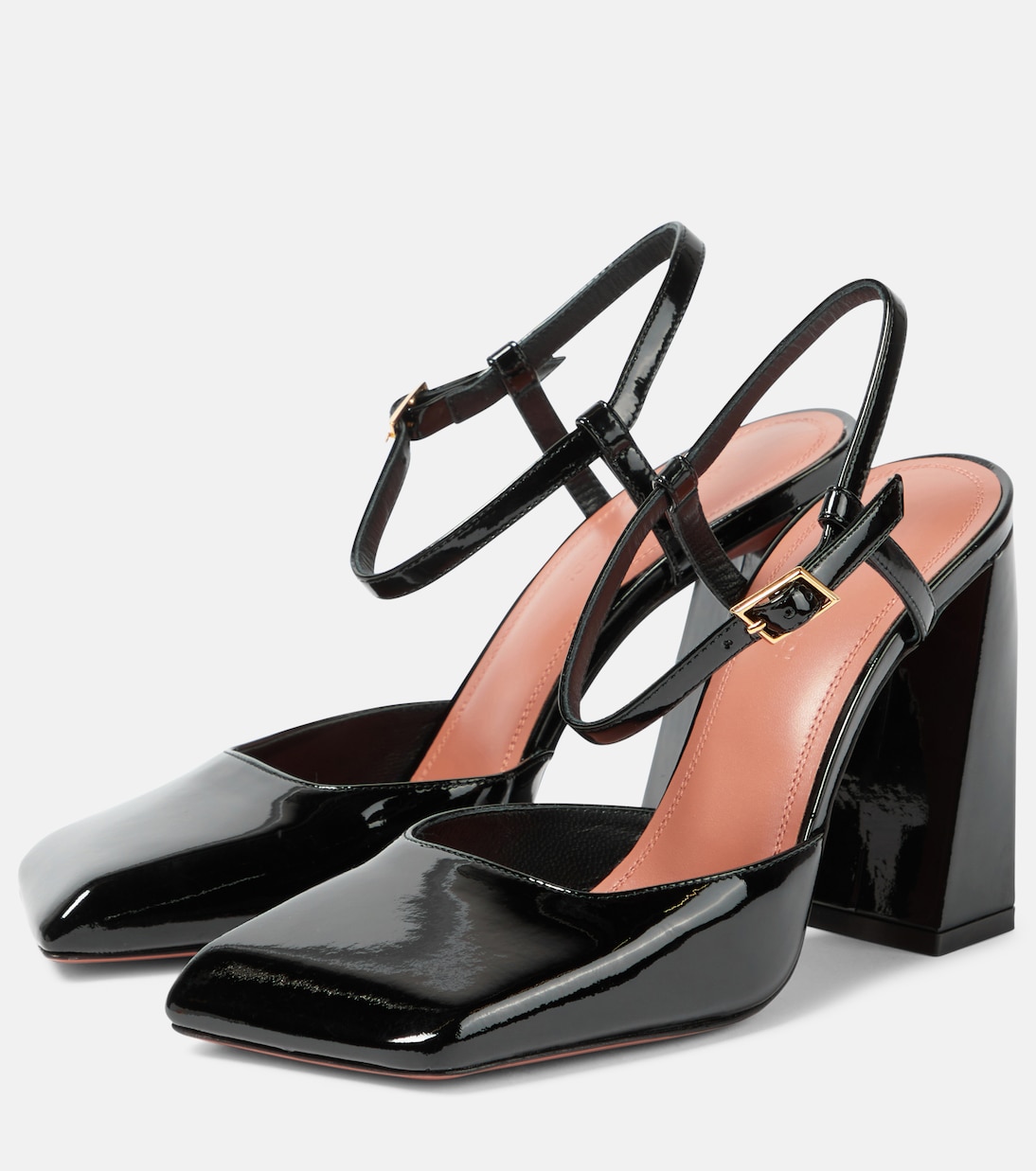 Charlotte 95 patent leather pumps | Amina Muaddi