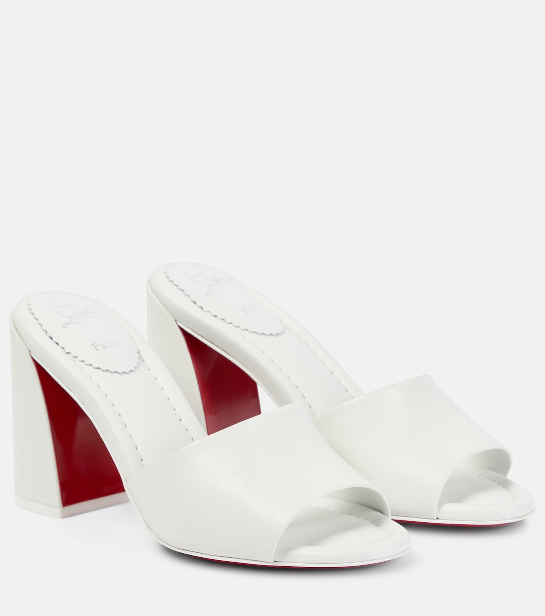 Jane leather mules | Christian Louboutin