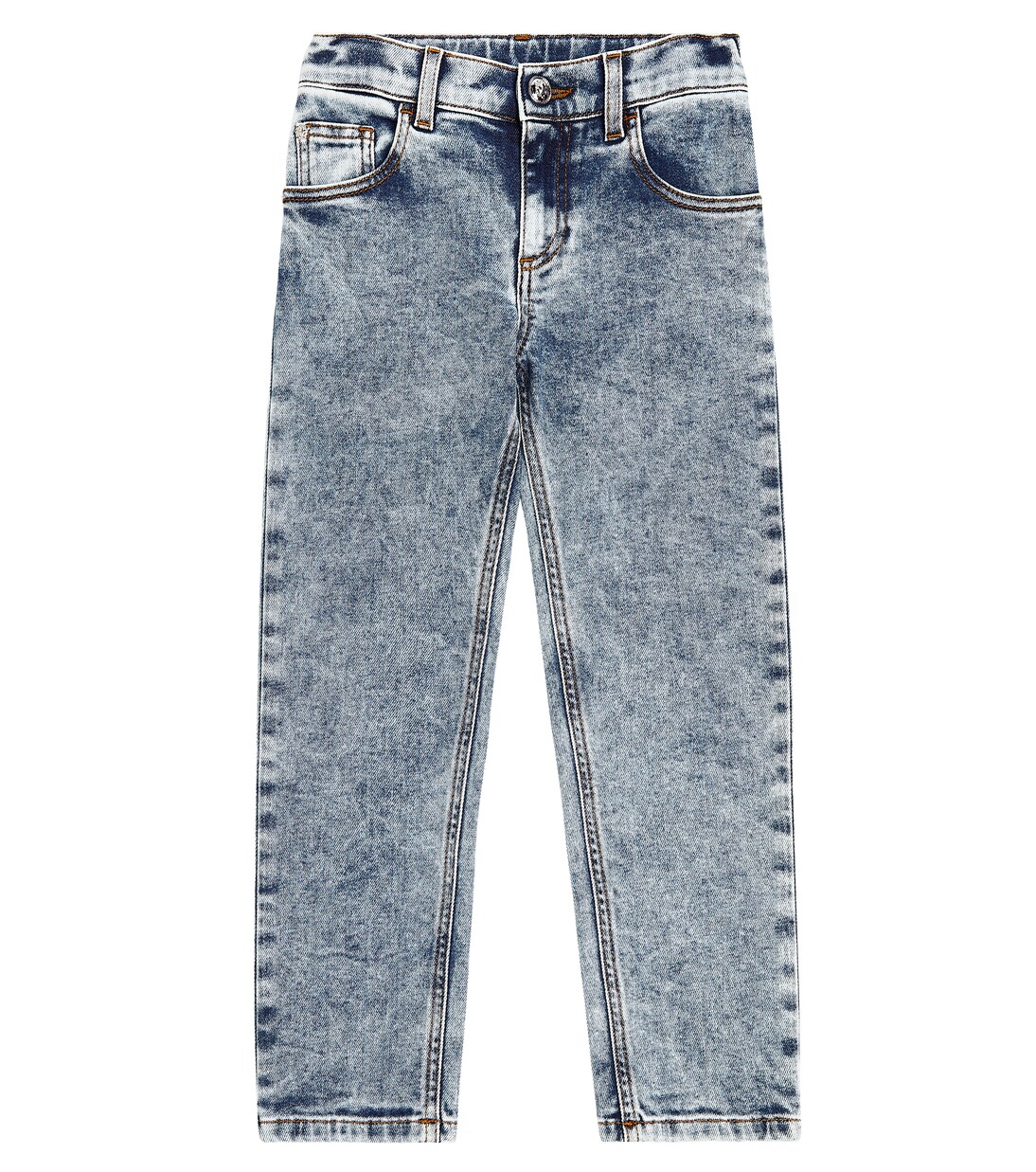Mid-rise straight jeans | Versace Kids