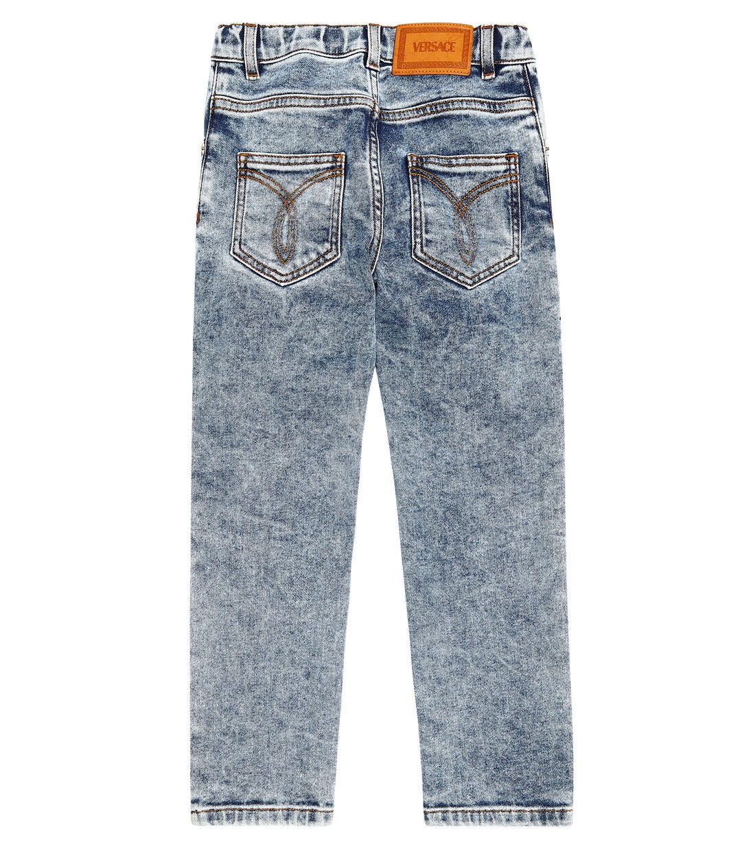 Mid-rise straight jeans | Versace Kids