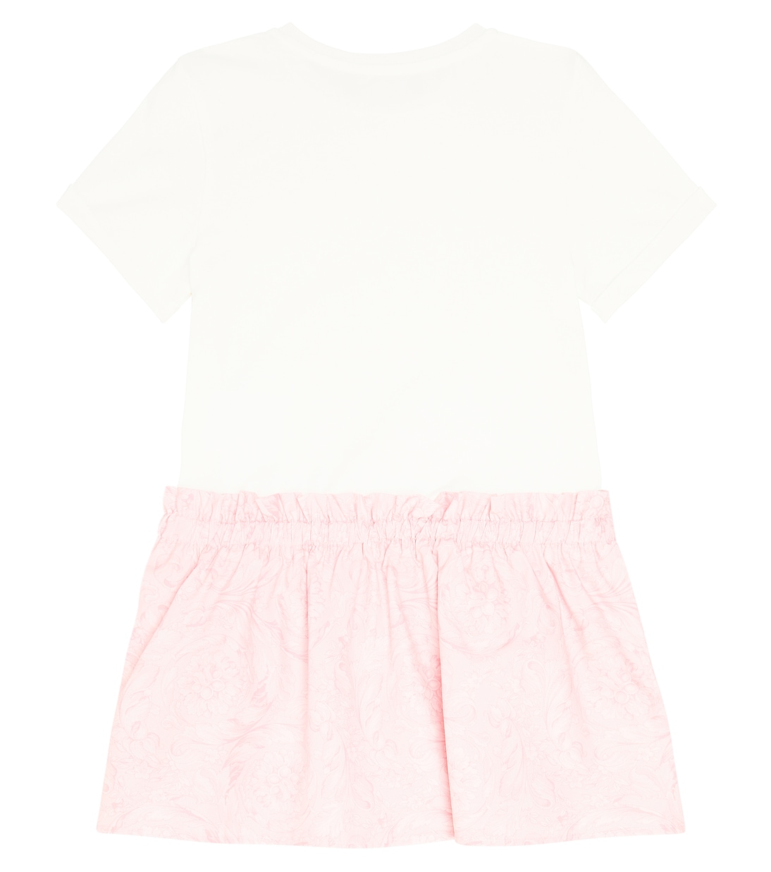 Logo cotton-blend dress | Versace Kids