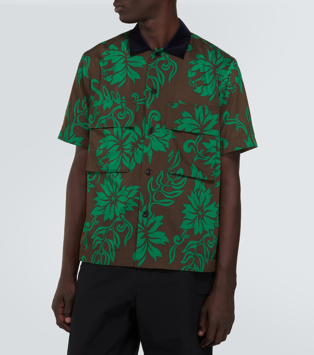 Floral bowling shirt | Sacai