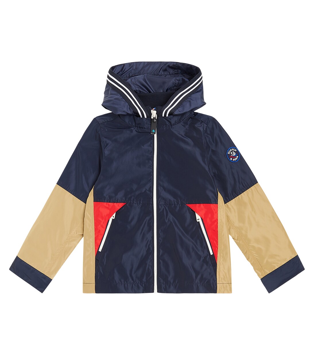 Colorblocked technical jacket | Scotch & Soda Kids