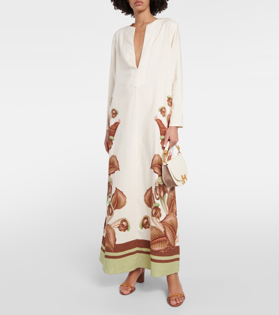 Bedrucktes Maxikleid Arisaema | Adriana Degreas