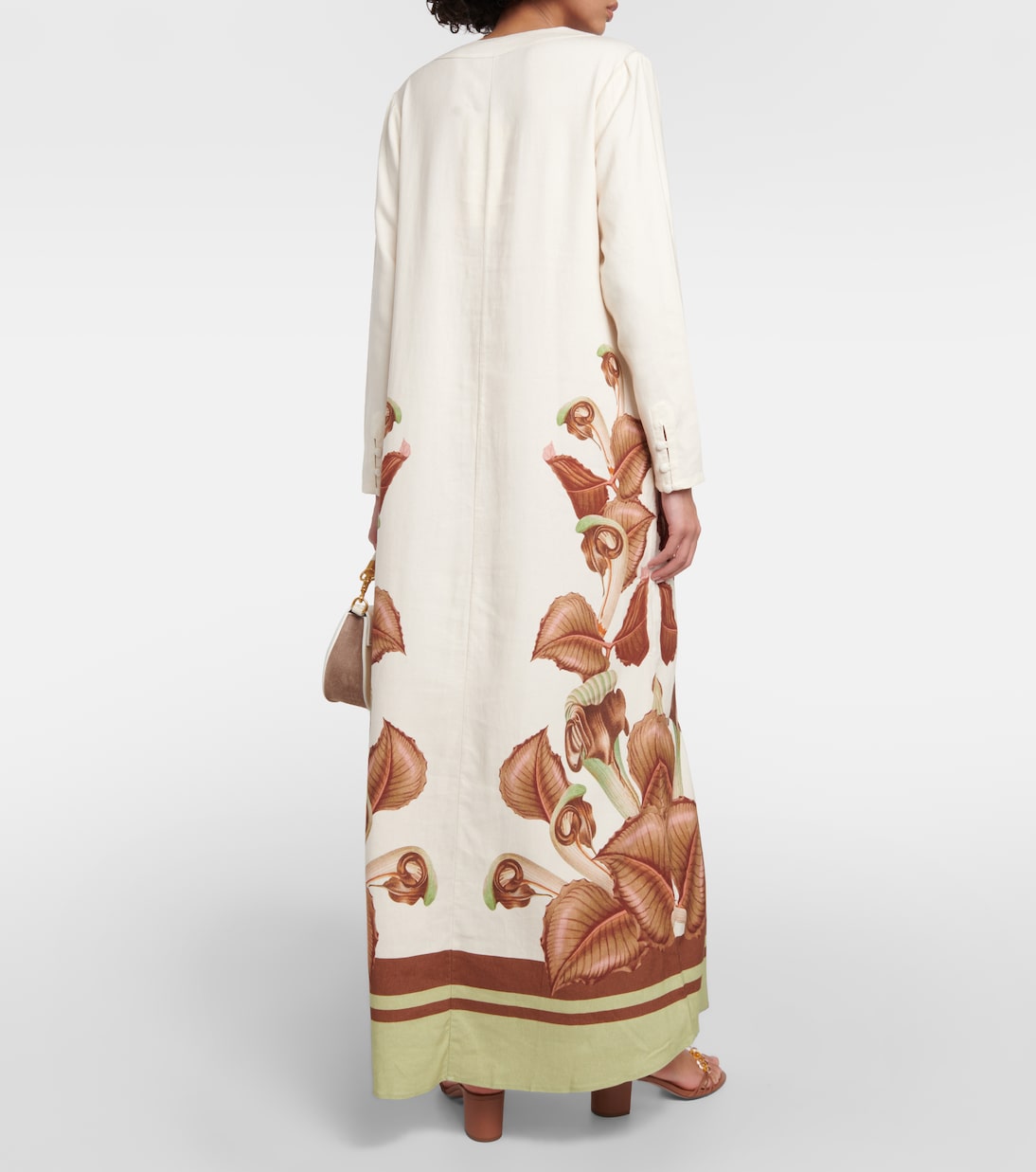 Bedrucktes Maxikleid Arisaema | Adriana Degreas