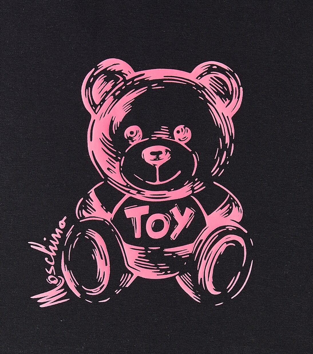 Teddy Bear cotton-blend jersey dress | Moschino Kids