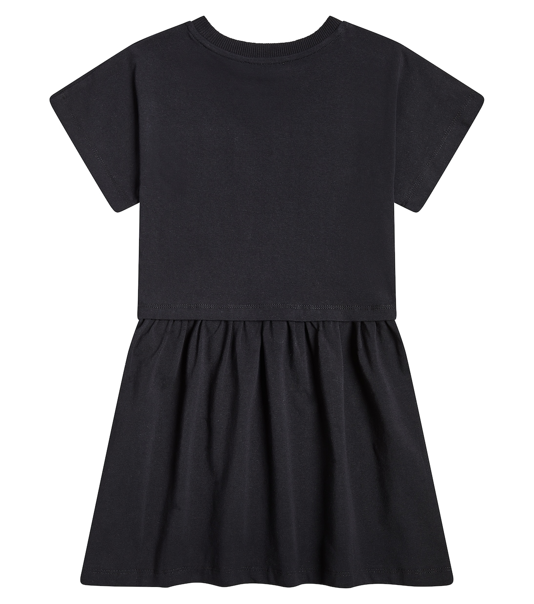 Teddy Bear cotton-blend jersey dress | Moschino Kids