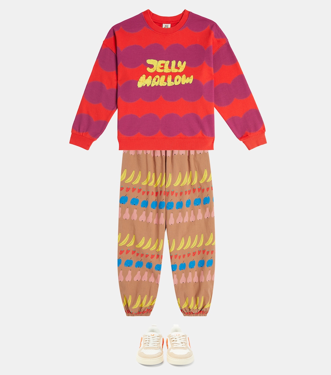 Dot cotton jersey sweatshirt | Jellymallow