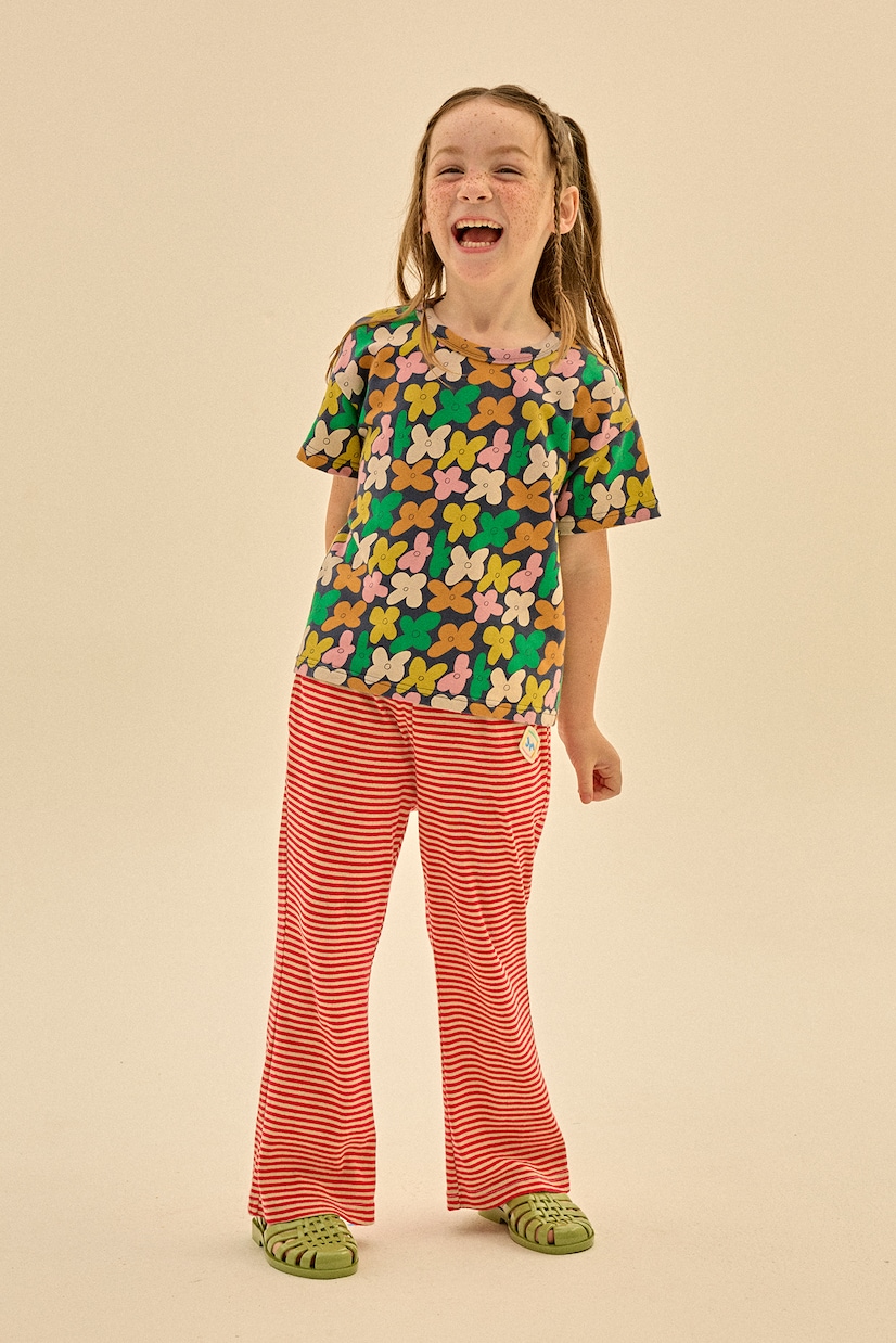 T-shirt Flower Field in misto cotone | Jellymallow