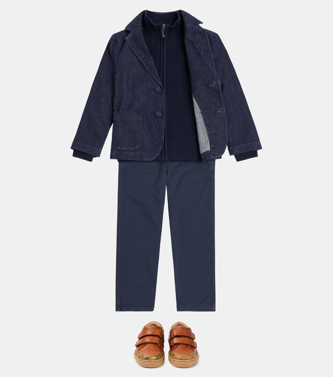 Blazer aus Denim | Il Gufo