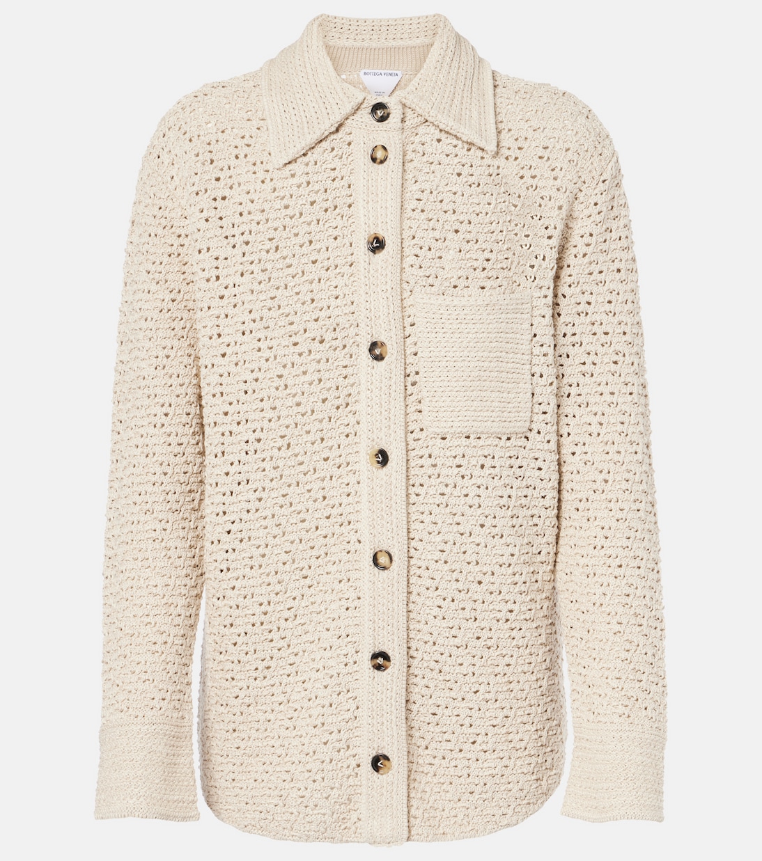 Chemise en crochet de coton | Bottega Veneta