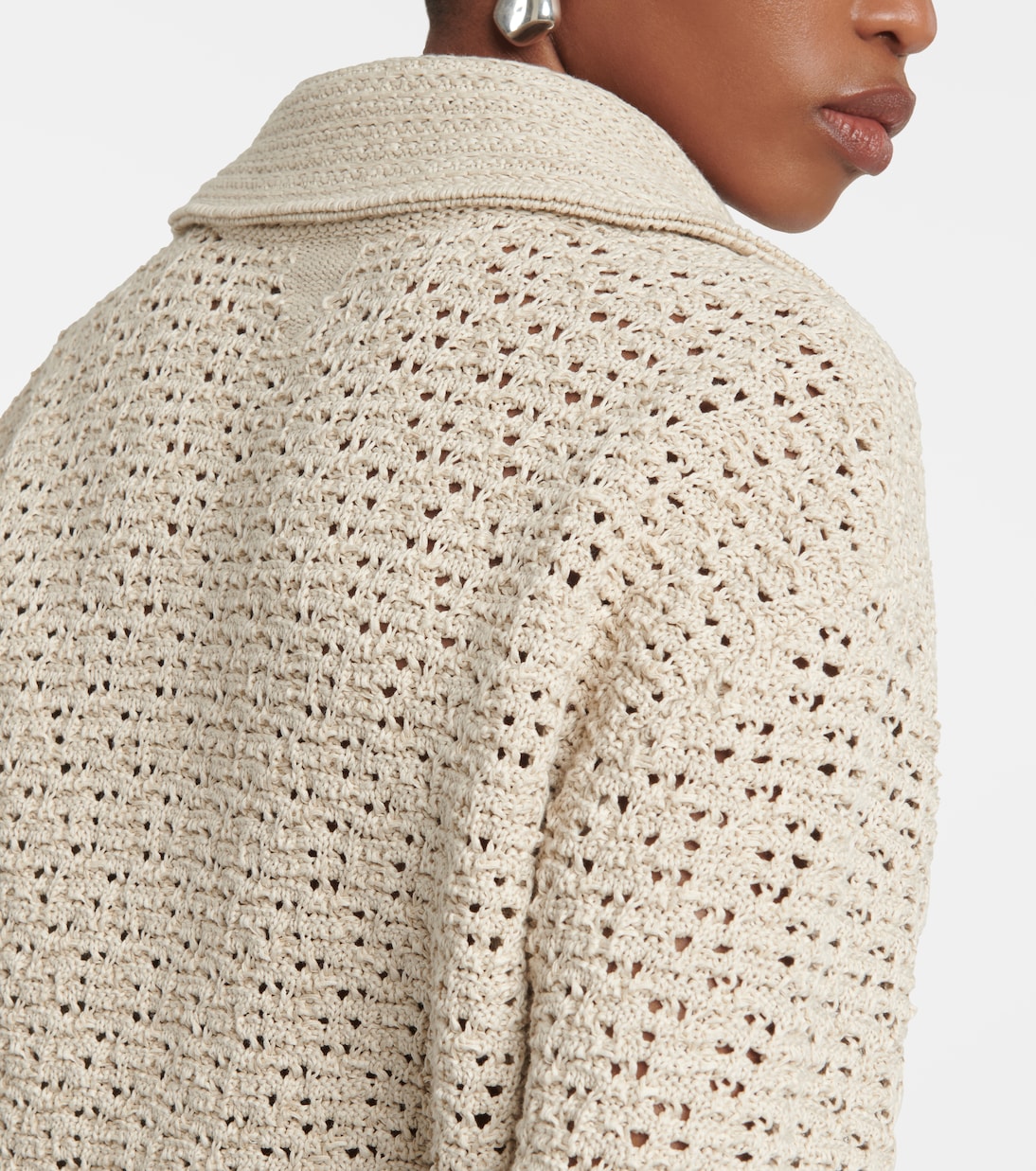 Chemise en crochet de coton | Bottega Veneta