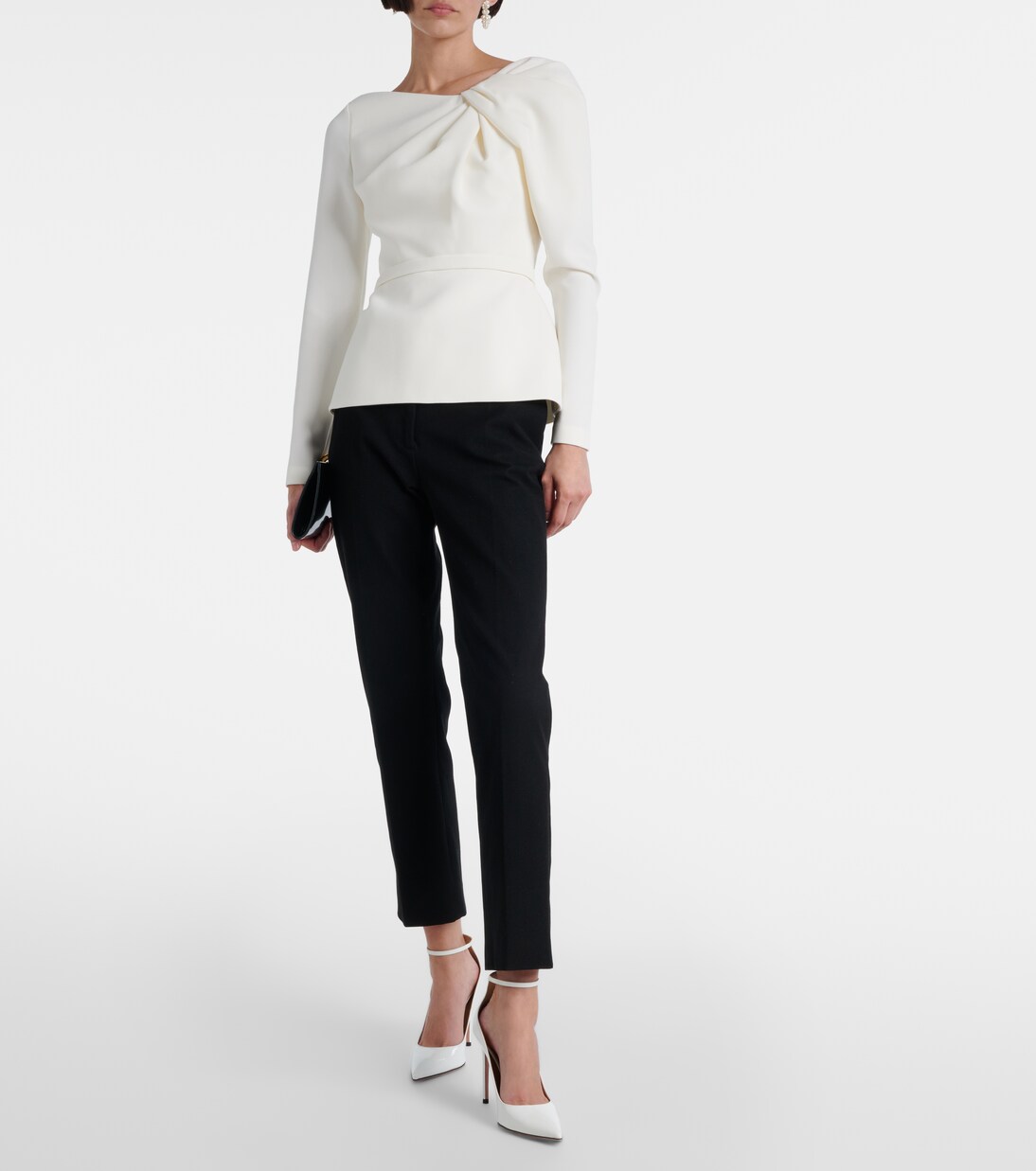 Top Manya aus Crêpe | Safiyaa