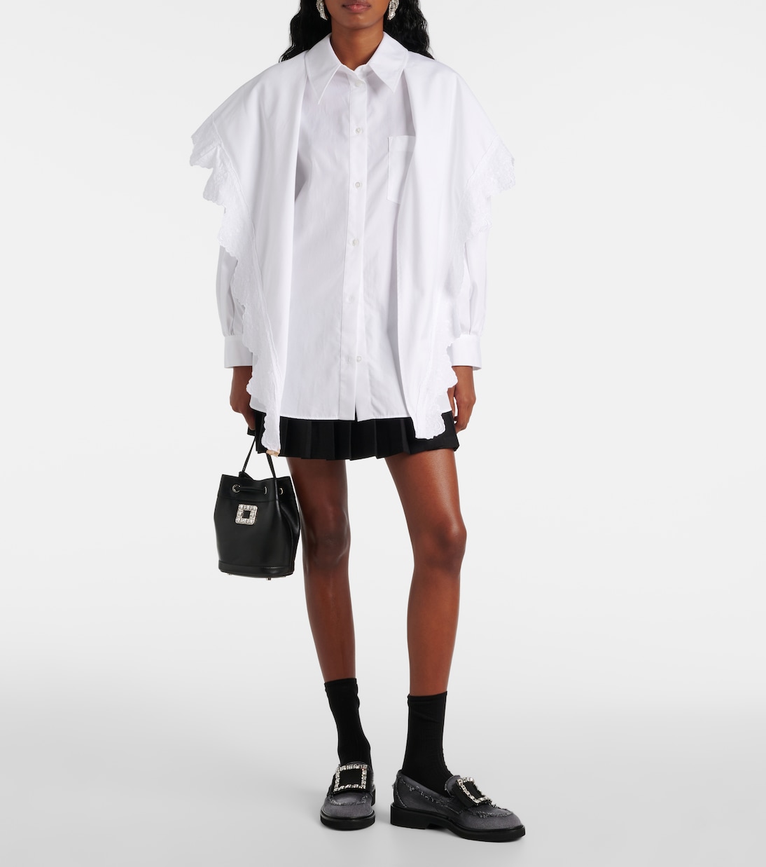 Verzierte Loafers Viv' Rangers aus Denim | Roger Vivier