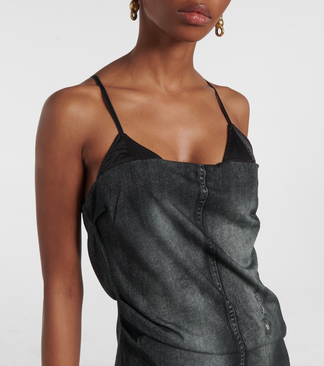 Top Esmii aus Denim | Acne Studios