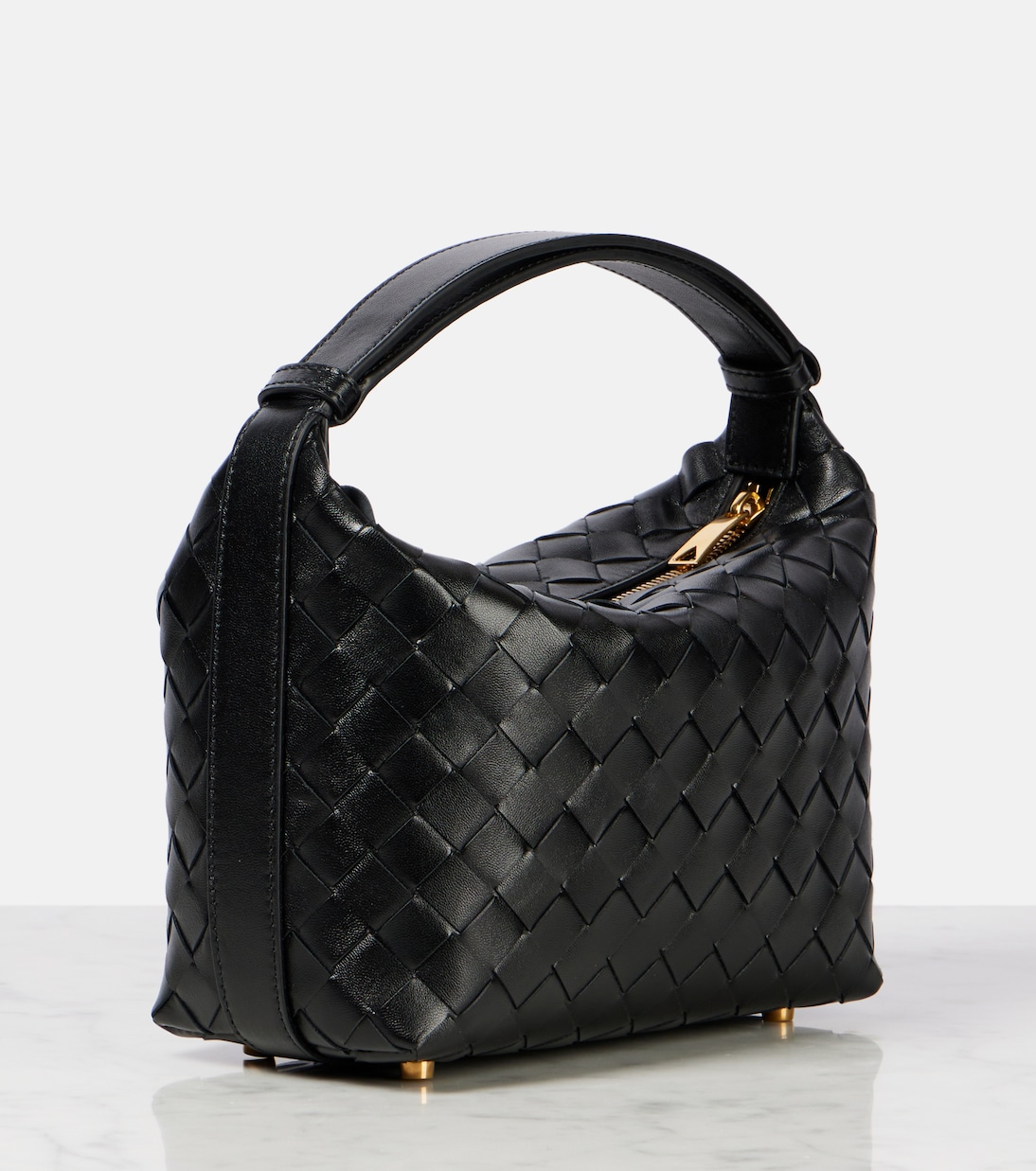 Sac Wallace Mini en cuir Intrecciato | Bottega Veneta
