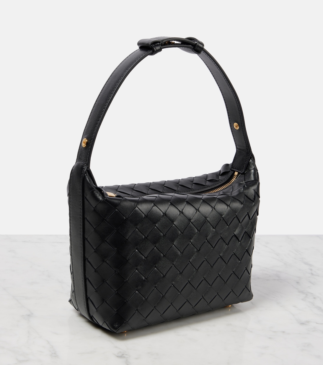 Sac Wallace Mini en cuir Intrecciato | Bottega Veneta
