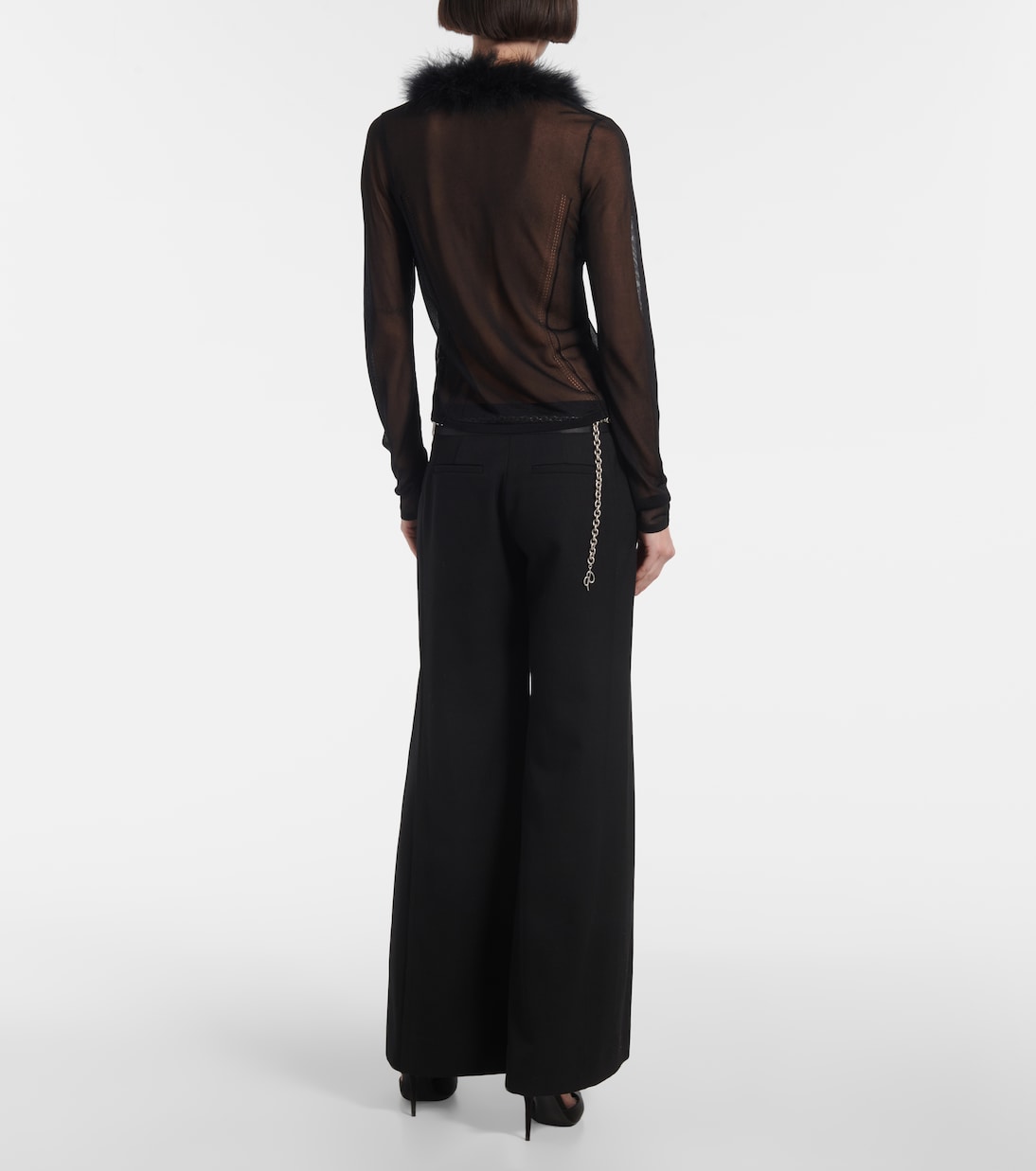 Cardigan mit Federn | Blumarine