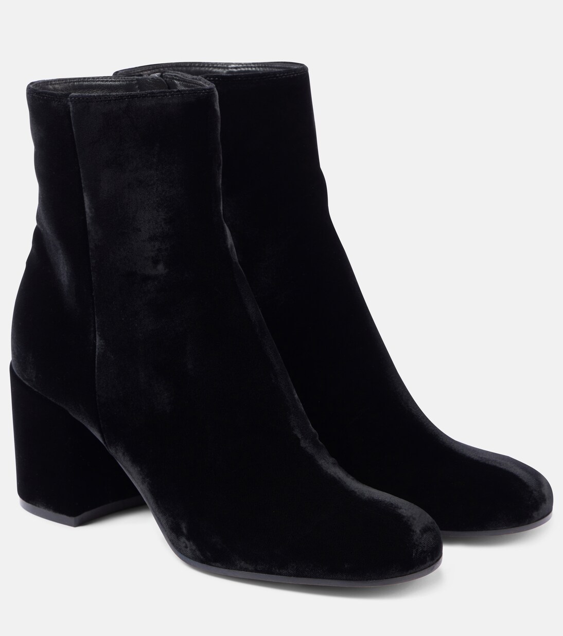 Joelle 70 velvet booties | Gianvito Rossi