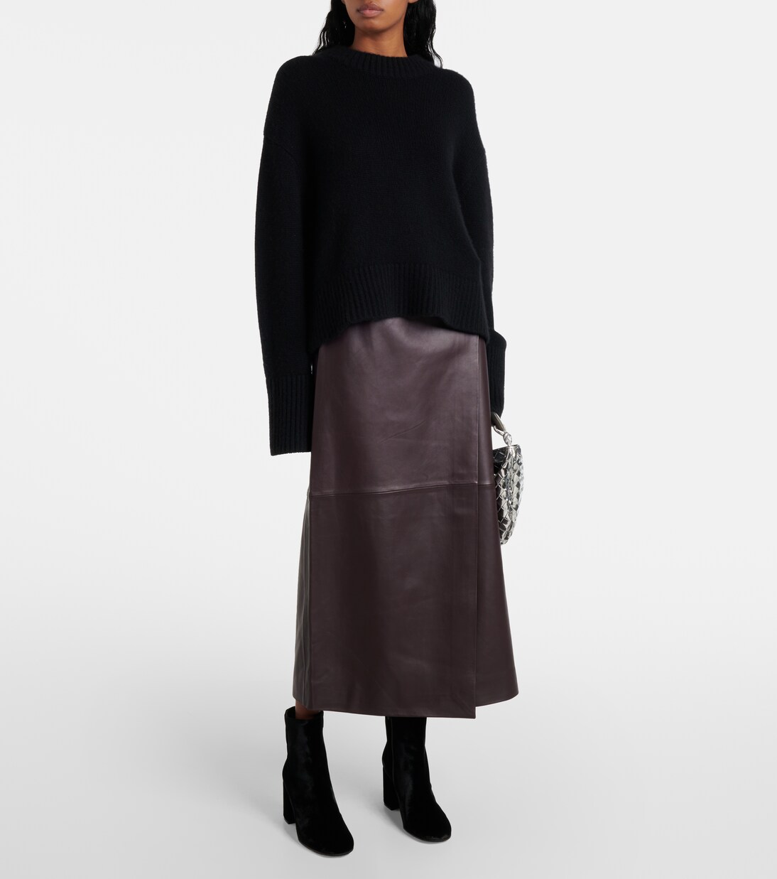 Joelle 70 velvet booties | Gianvito Rossi