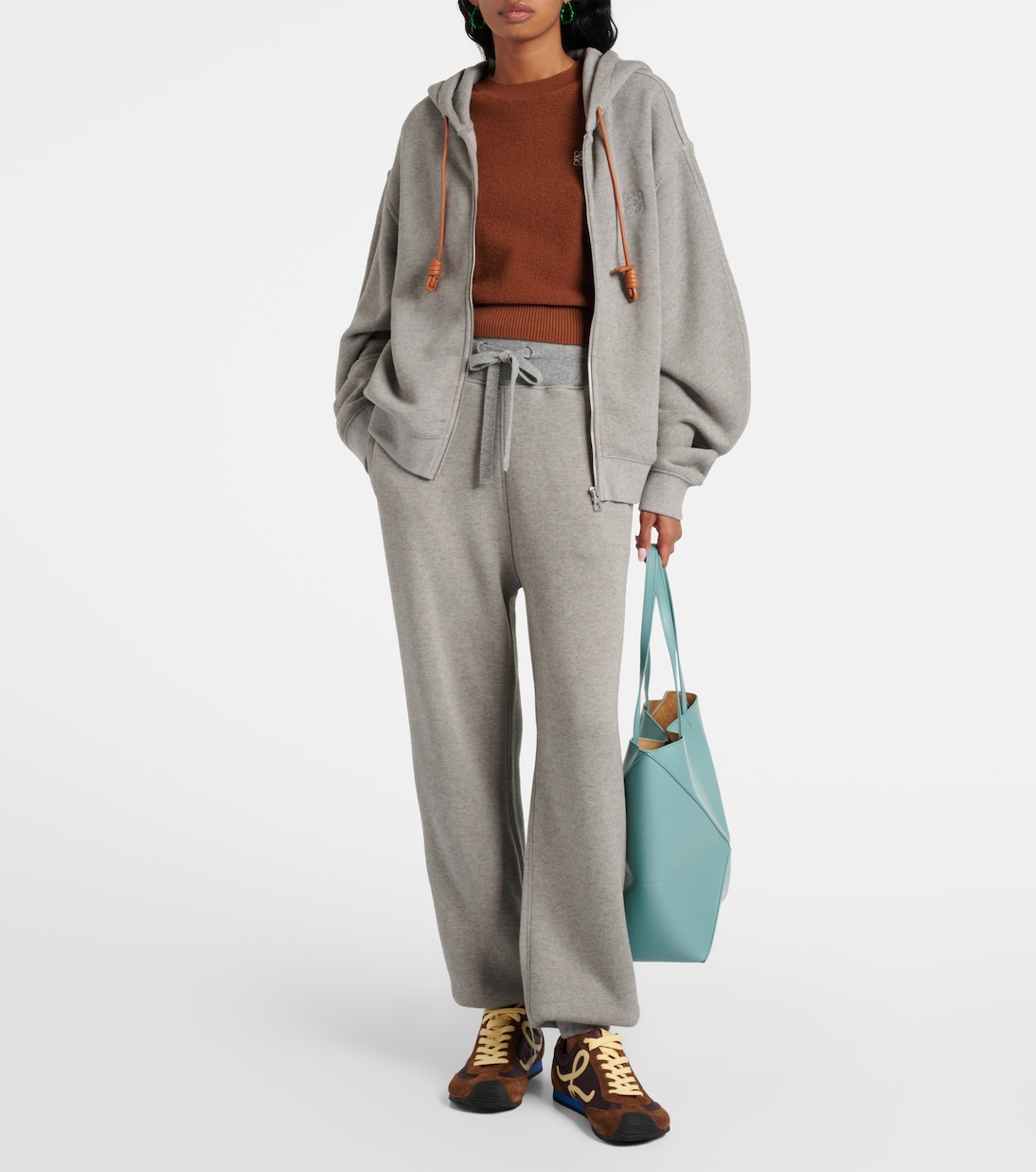 Flamenco cotton and cashmere hoodie | Loewe