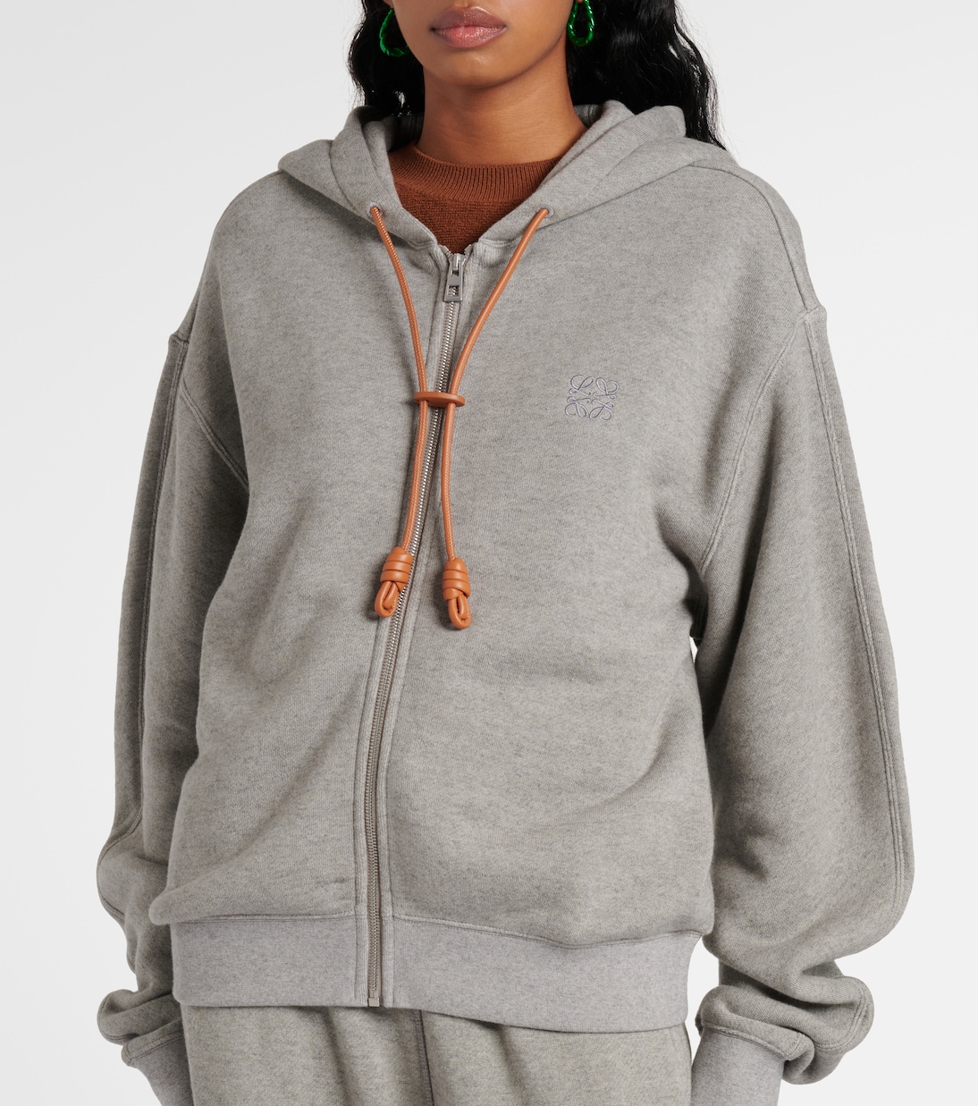 Flamenco cotton and cashmere hoodie | Loewe