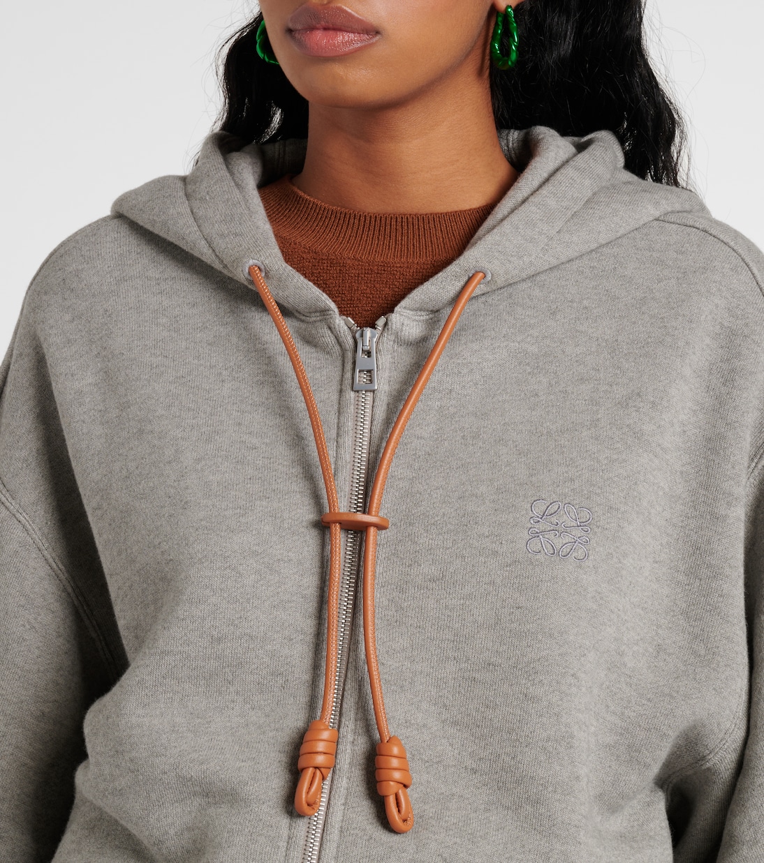 Flamenco cotton and cashmere hoodie | Loewe
